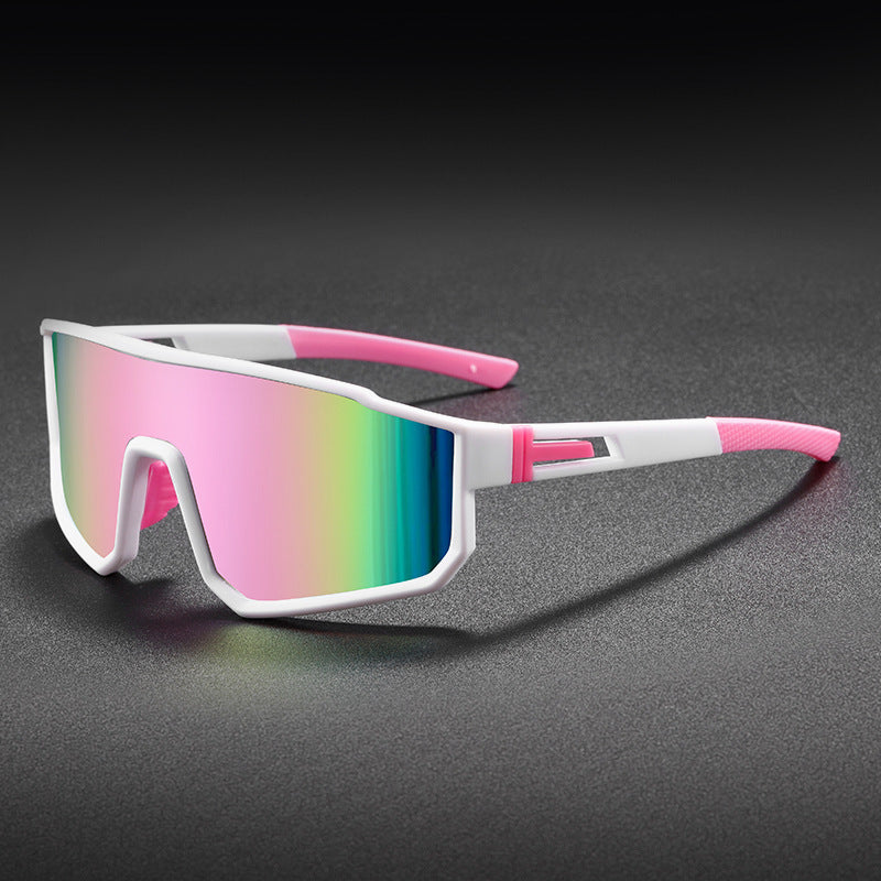 Óculos Esportivo Road UV400 Kaivor - Branco/Rosa