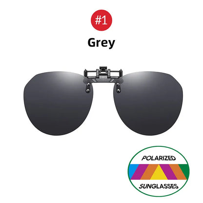 Óculos Clip-On Polarizado UV400 Kaivor - Cinza