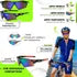 Óculos Pace Ciclismo Pesca UV400 Kaivor - Preto e Verde