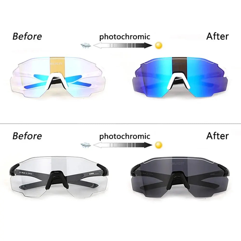 Óculos Ciclismo Fotocromático Polarizado Kaivor - Z01 Kit 5 Lentes