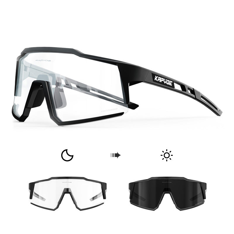 Óculos Esportivo Fotocromático UV400 Kaivor - Preto