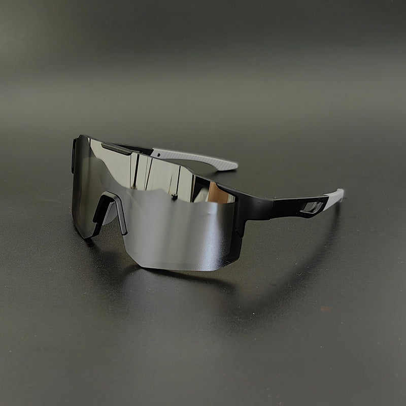Óculos REVO Sem Aro UV400 Kaivor - Preto/Prata