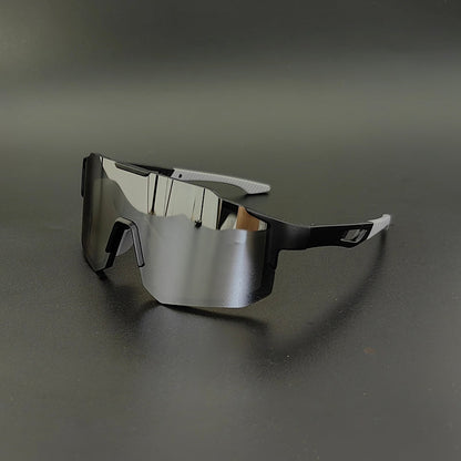 Óculos REVO Sem Aro UV400 Kaivor - Preto/Prata