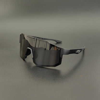 Óculos REVO Sem Aro UV400 Kaivor - Preto/Fumê