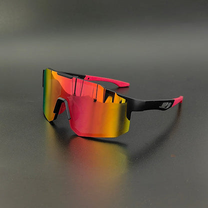 Óculos REVO Sem Aro UV400 Kaivor - Preto/Vermelho