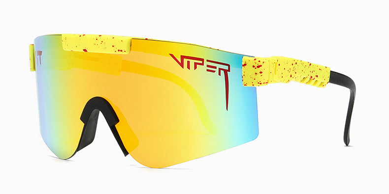 Óculos Esportivo Viper UV400 Kaivor - Amarelo Espelhado