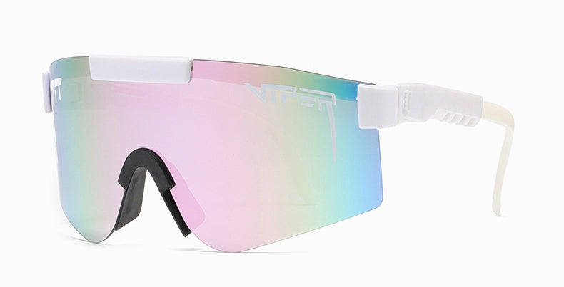 Óculos Esportivo Viper UV400 Kaivor - Branco/Rosa