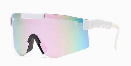 Óculos Esportivo Viper UV400 Kaivor - Branco/Rosa