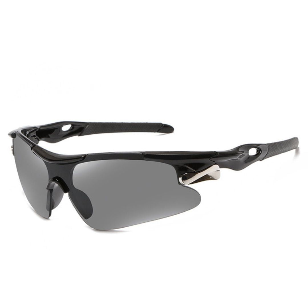 Óculos Esportivo SunRun UV400 Kaivor - Preto/Fumê