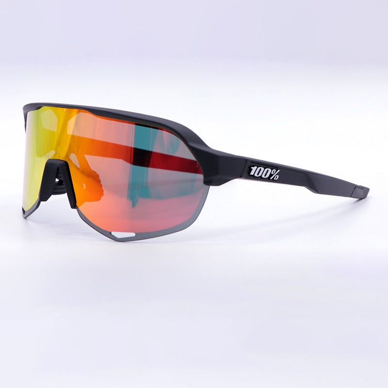 Óculos Esportivo S2 UV400 Kaivor - Preto/Vermelho