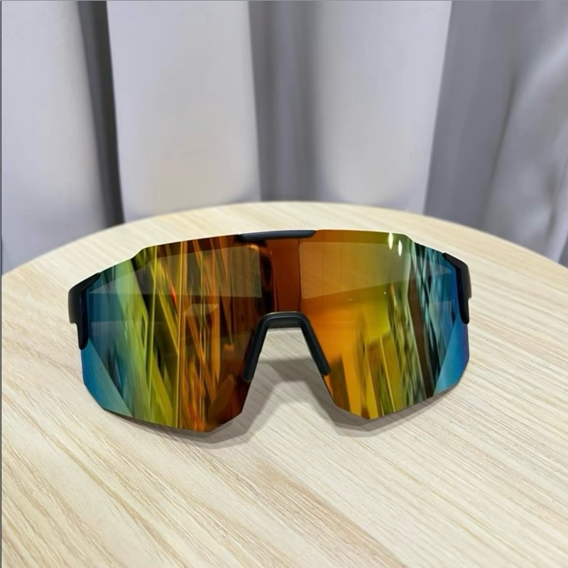 Óculos Ciclismo Para-brisa UV400 Kaivor - Preto/Laranja