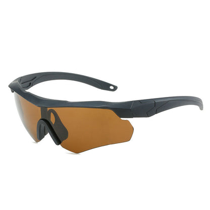 Óculos Esportivo Pesca UV400 Kaivor - Preto/Marrom