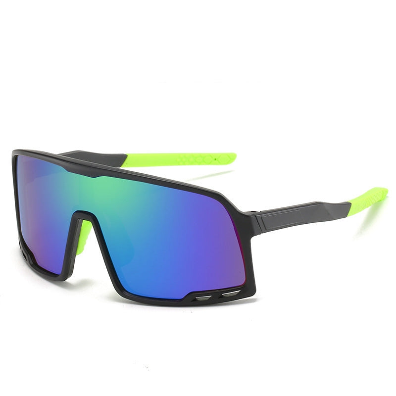 Óculos Esportivo Big Frame UV400 Kaivor - Preto/Verde