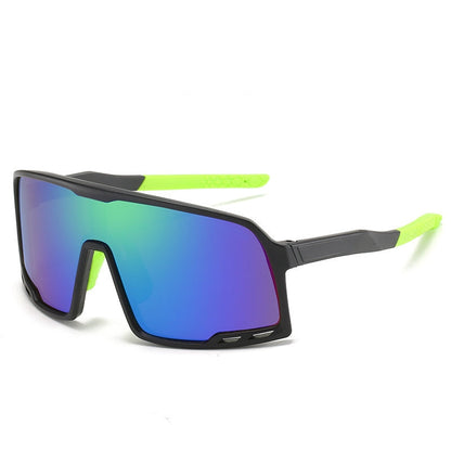 Óculos Esportivo Big Frame UV400 Kaivor - Preto/Verde