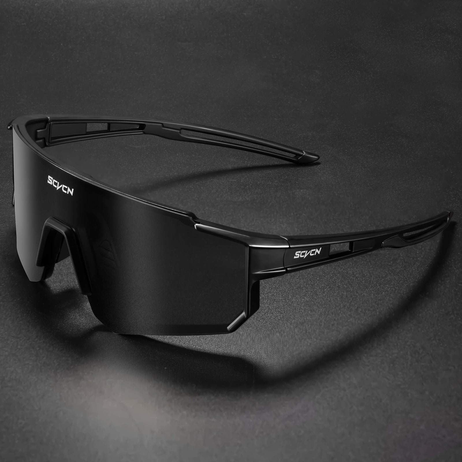 Óculos Esportivo Seven UV400 Kaivor - Preto/Fumê