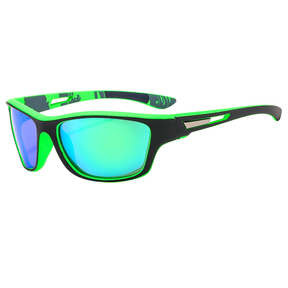 Óculos Esportivo Polarizado Film UV400 Kaivor - Preto/Verde