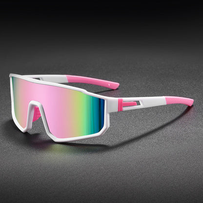 Óculos Esportivo Road UV400 Kaivor - Branco/Rosa