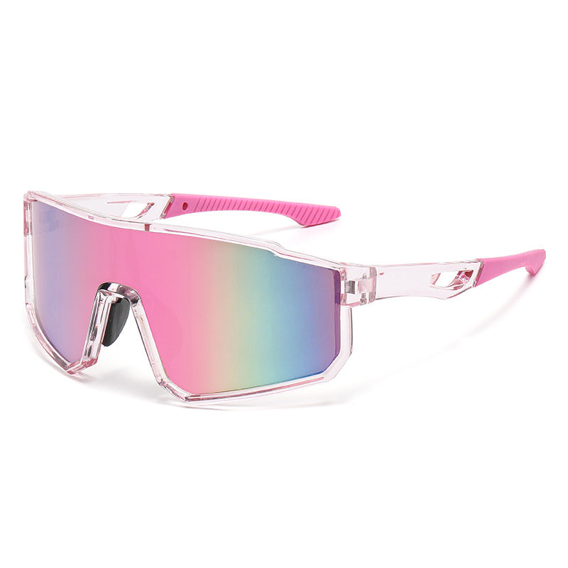 Óculos Esportivo TrailShield Max UV400 Kaivor - Transparente/Rosa