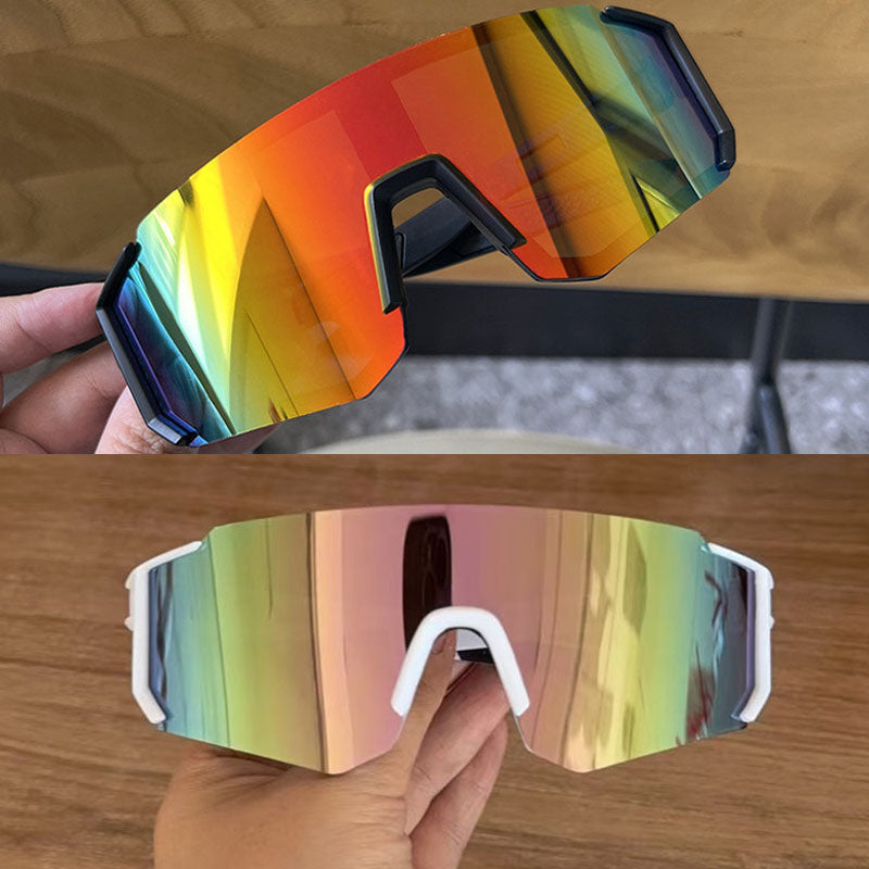 Kit 2 Óculos WindGuard Duo UV400 Kaivor - Kit Laranja + Branco