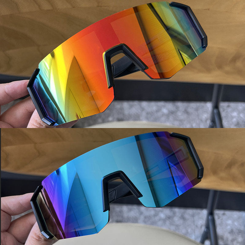 Kit 2 Óculos WindGuard Duo UV400 Kaivor - Kit Colorido Preto/Azul