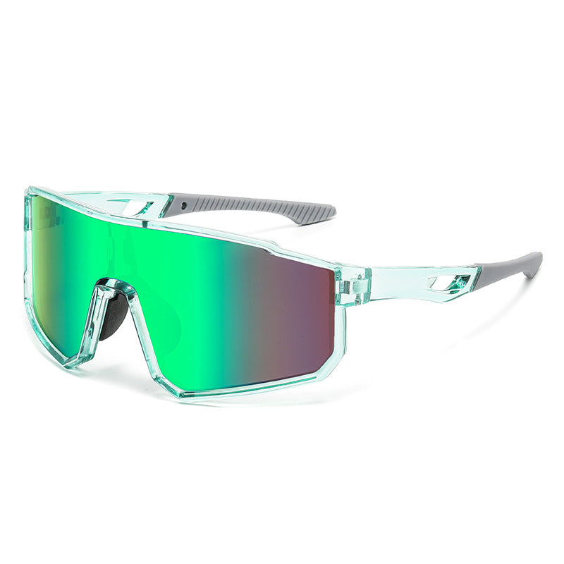 Óculos Esportivo TrailShield Max UV400 Kaivor - Transparente/Verde